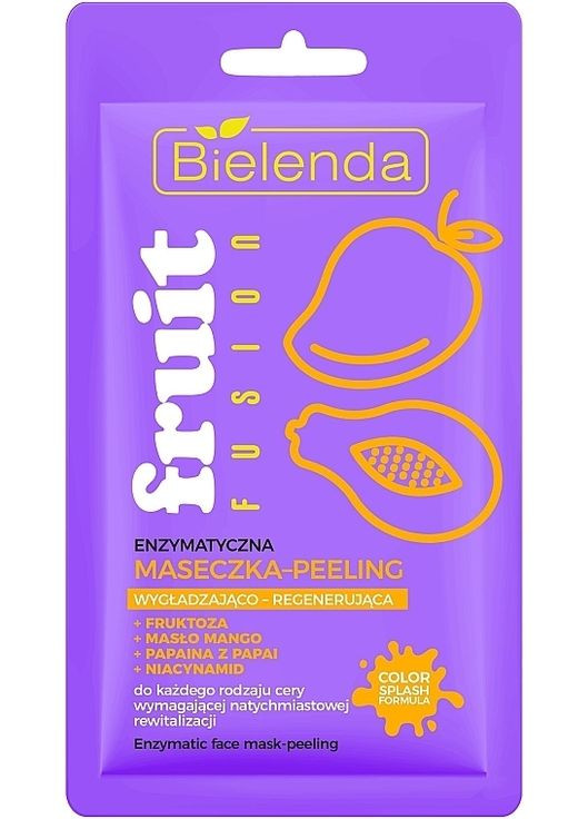 Энзиматическая маска-пилинг для лица Fruit Fusion Face Mask 8g (1514604-40039203) Bielenda (368635688)