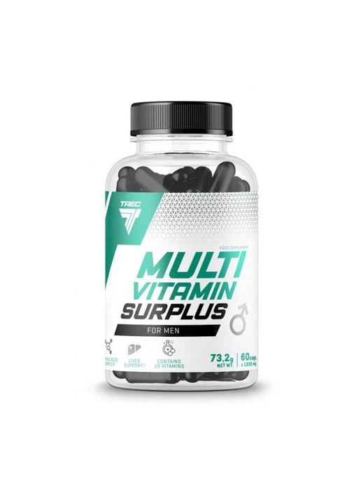 Мультивітамінний комплекс Surplus For Men (60 капсул) Trec Nutrition (395934867)