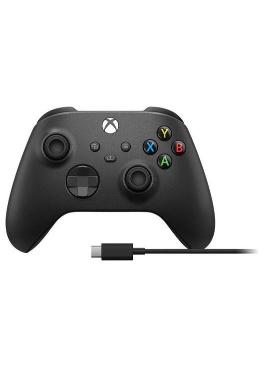 Геймпад Xbox Series X/S Wireless Controller Carbon Black + USB Cable (XOA-0010) [52723] Microsoft (400374021)