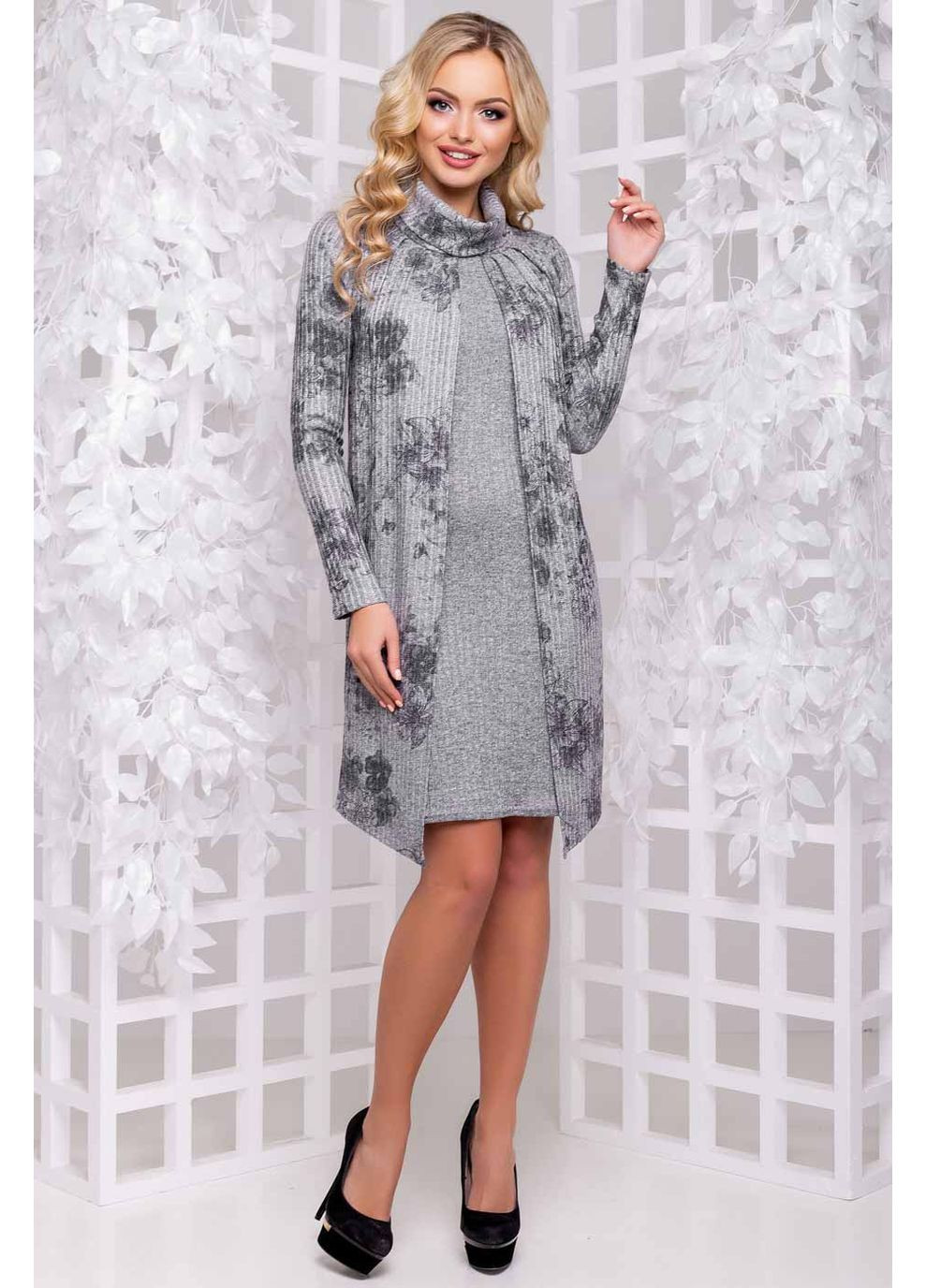 Сіра сукня 890.2891 Seventeen