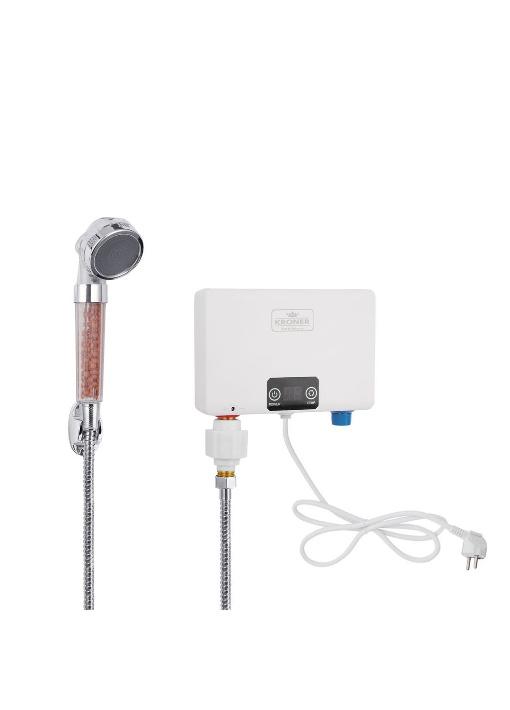 Проточный водонагреватель KRM Volt – CW200WMDS с дисплеем Kroner (340276417)