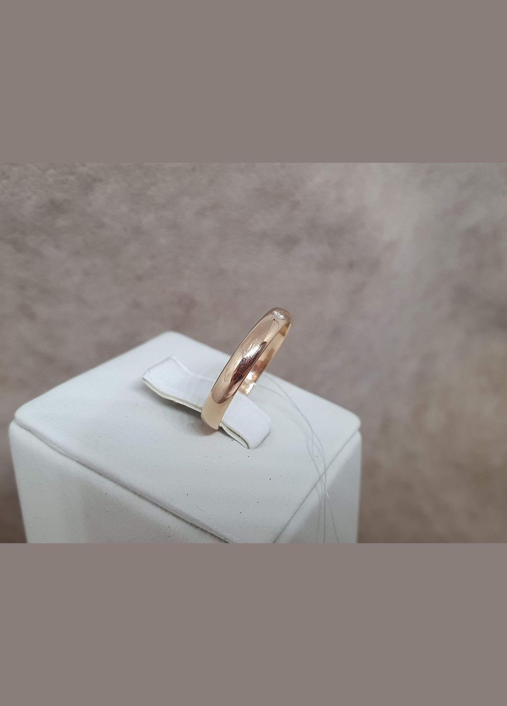 Обручальное кольцо с бриллиантом. Б/А Qvaliz (315750424)