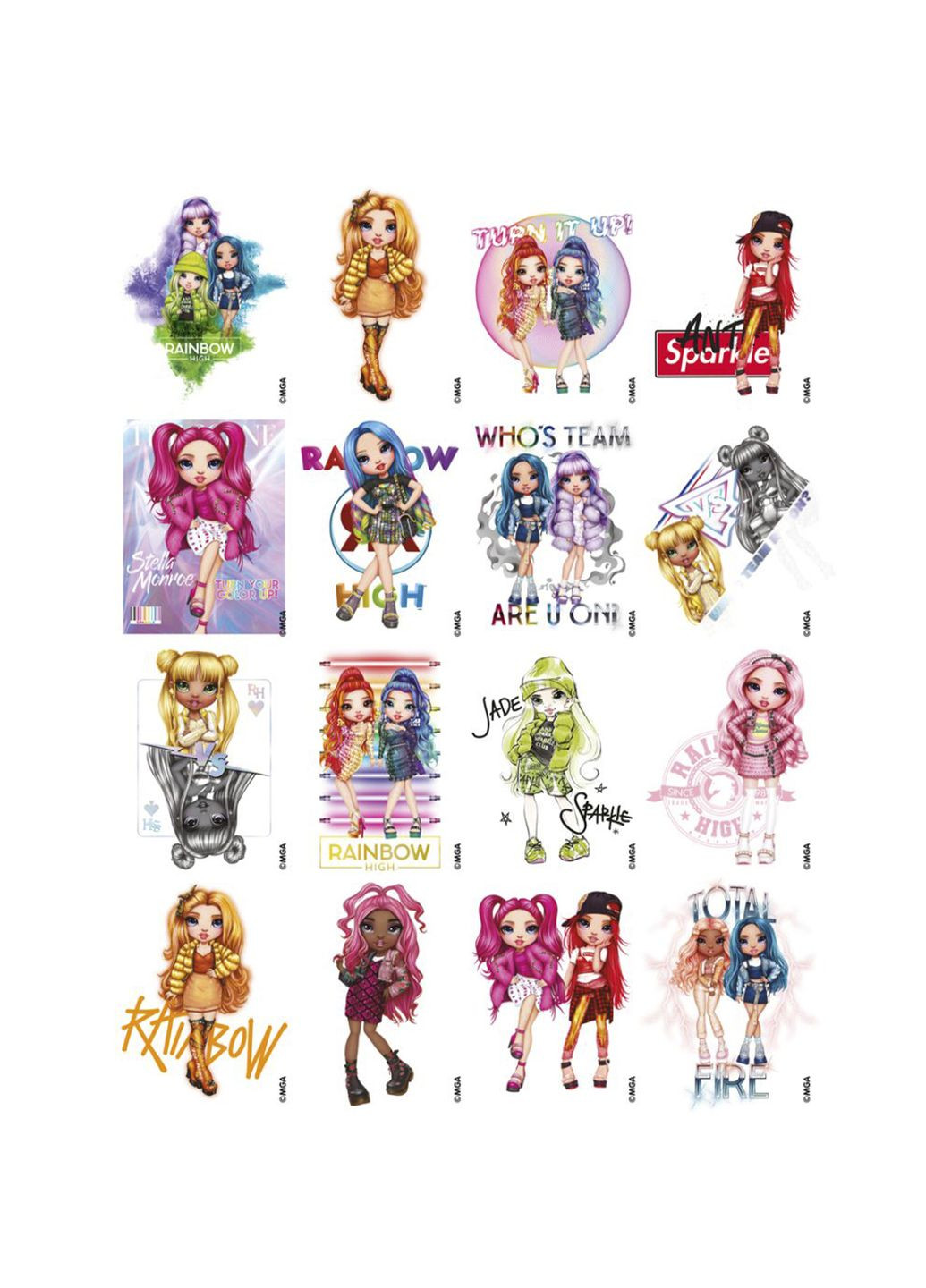 Розмальовка зі стікерами «The creative Rainbow» колір різнокольоровий CB-00284110 No Brand (357014838)