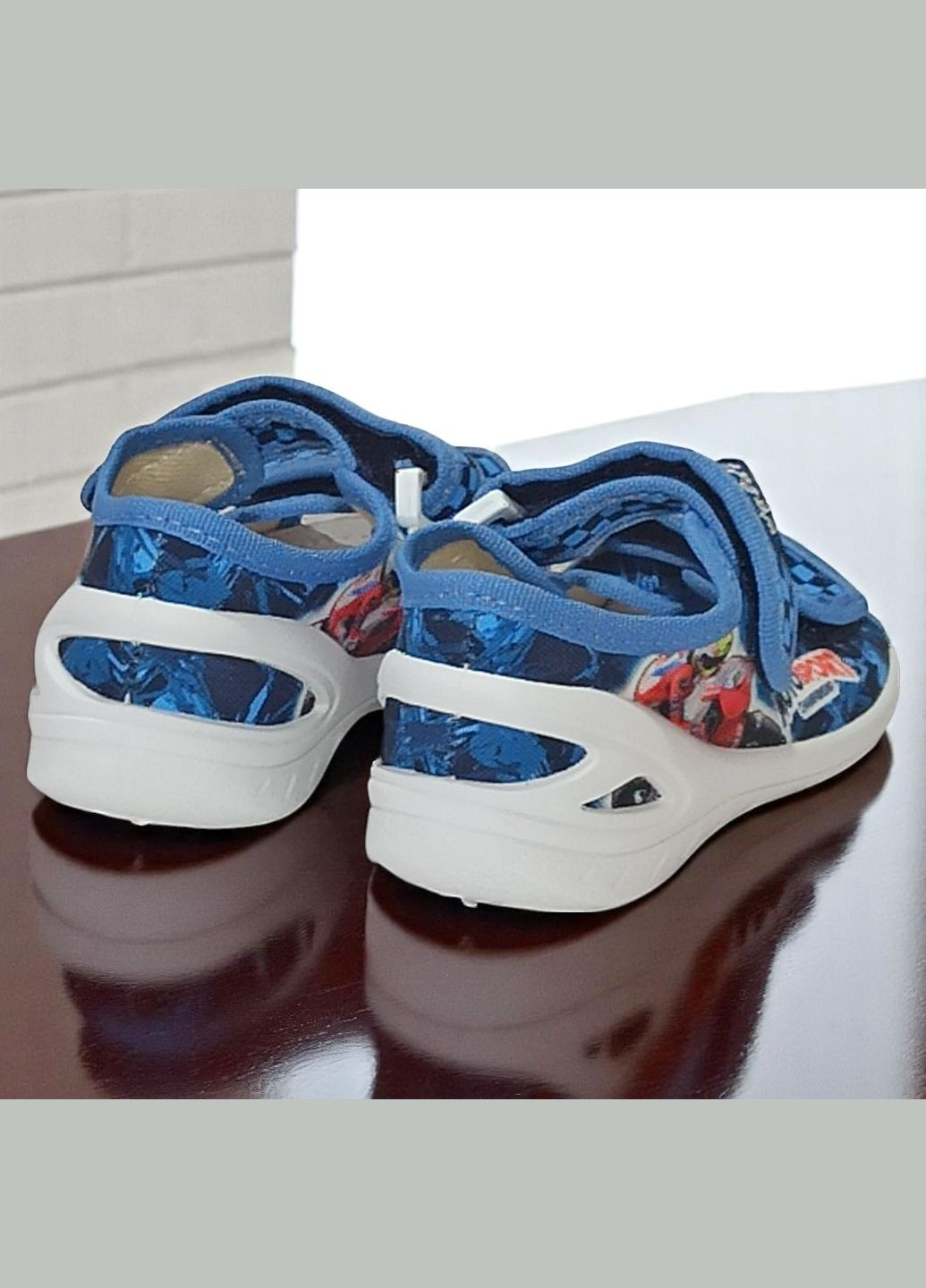 Ортопедичні відкриті тапочки капчики текстильні босоніжки на липучках для хлопчика Валді Waldi (333339240)