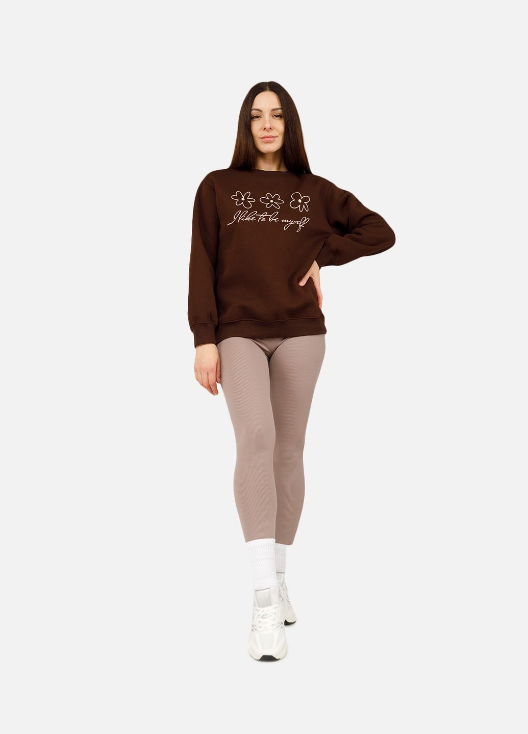 Женские лосины цвет капучино ЦБ-00260185 PRENSES (314800379)