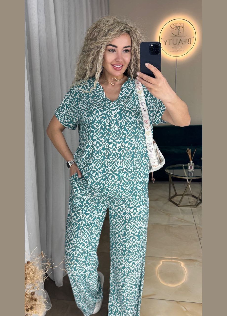 Костюм з легкого натурального штапелю No Brand (332955332)