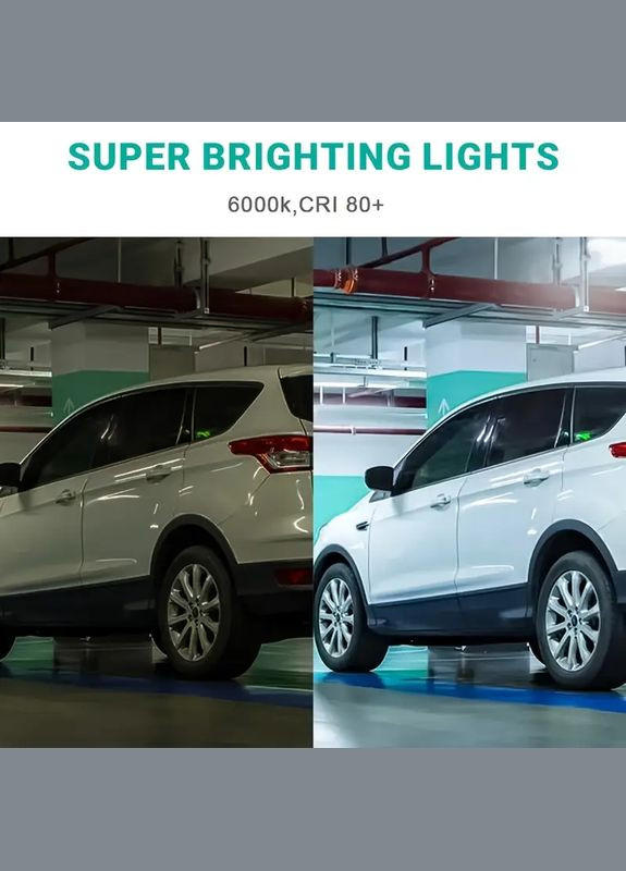 Яскравий компактний LED-світильник 28 Вт | 2000 лм | 6500К | E27 | 4 регульованих панелі Monocrystal (335064304)