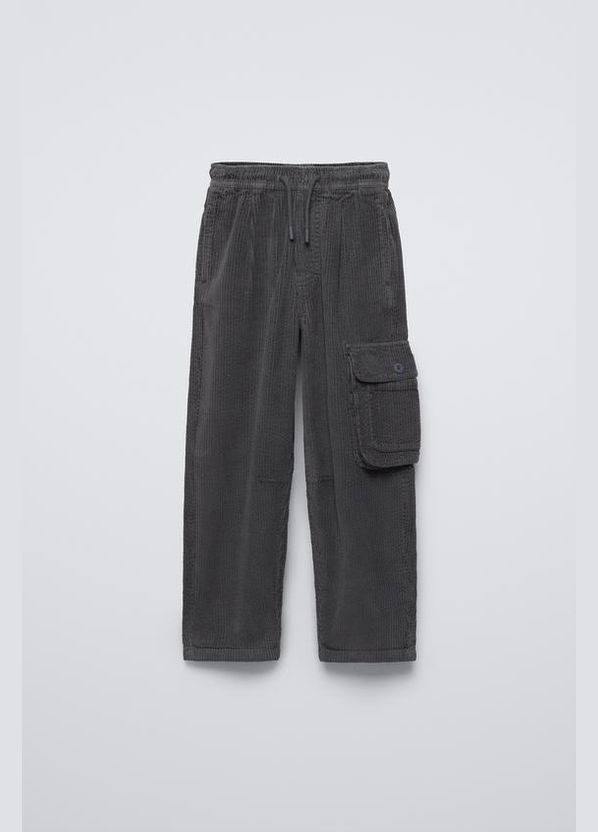 Графитовые брюки Zara