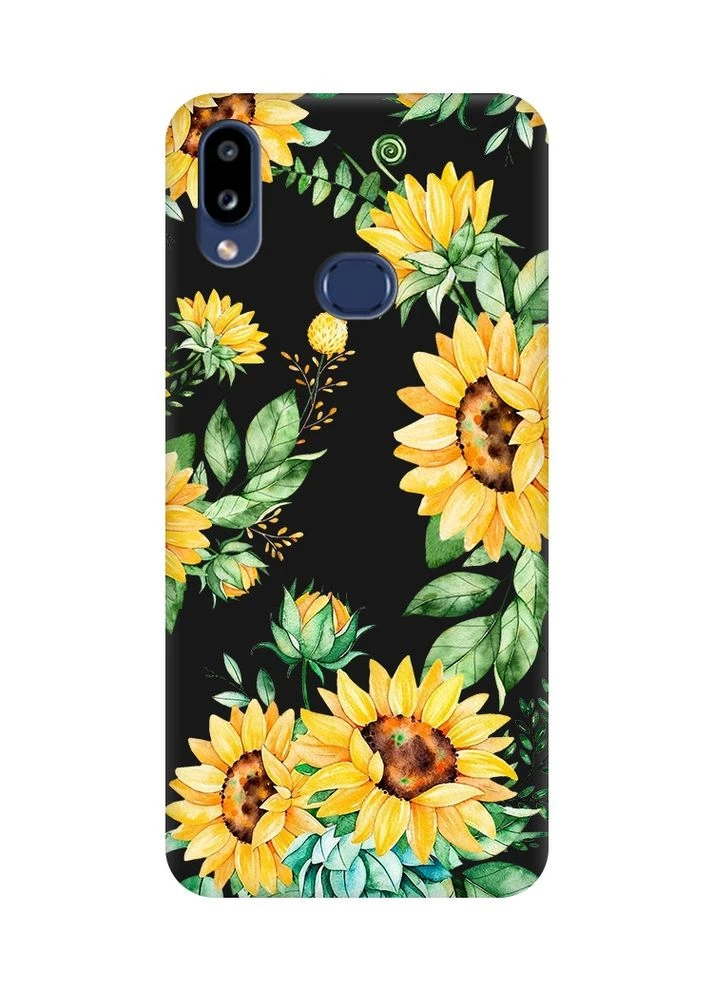 Матовый чехол на Samsung Galaxy A10ѕ A107:: Подсолнухи (принт 288) Creative (360671838)