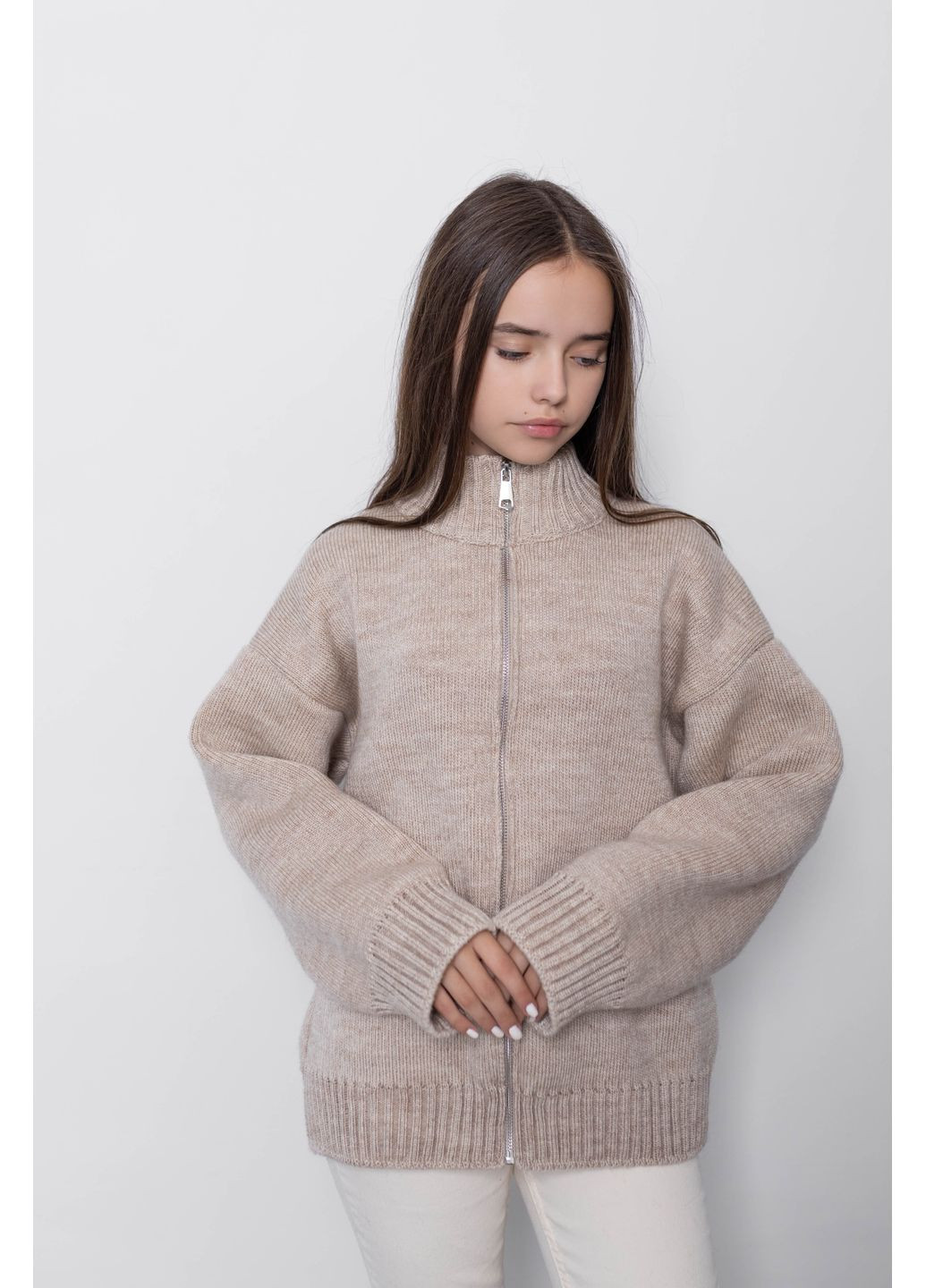 Комбінований демісезонний кофта мерая бежевий Cvetkov Мэрайя