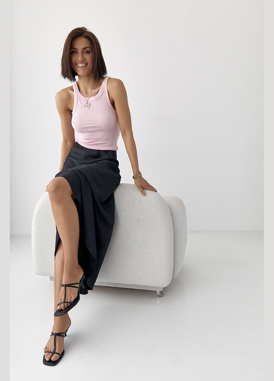 Однотонная женская майка Lurex — 331332413