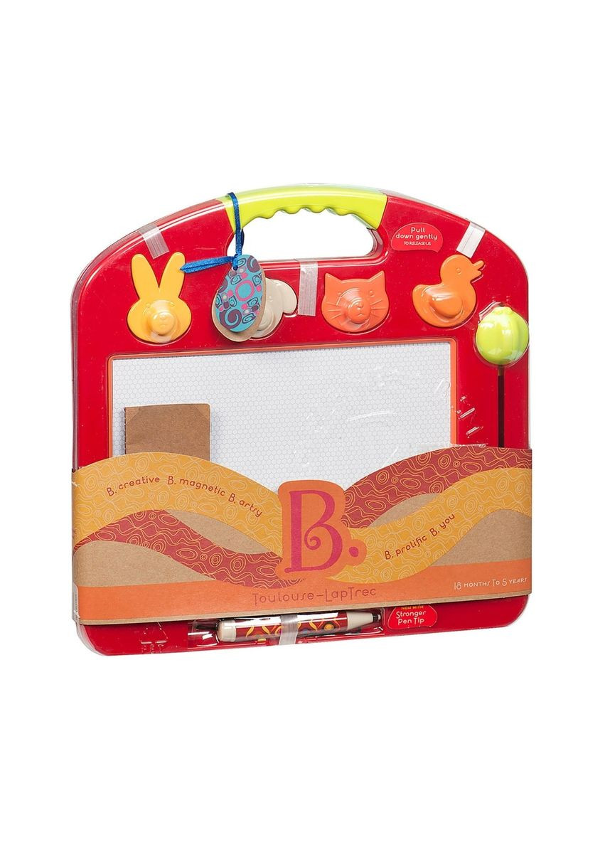 Магнітна дошка для малювання Рафаель 4 штампа, червоний () Battat BX1294Z (331859801)