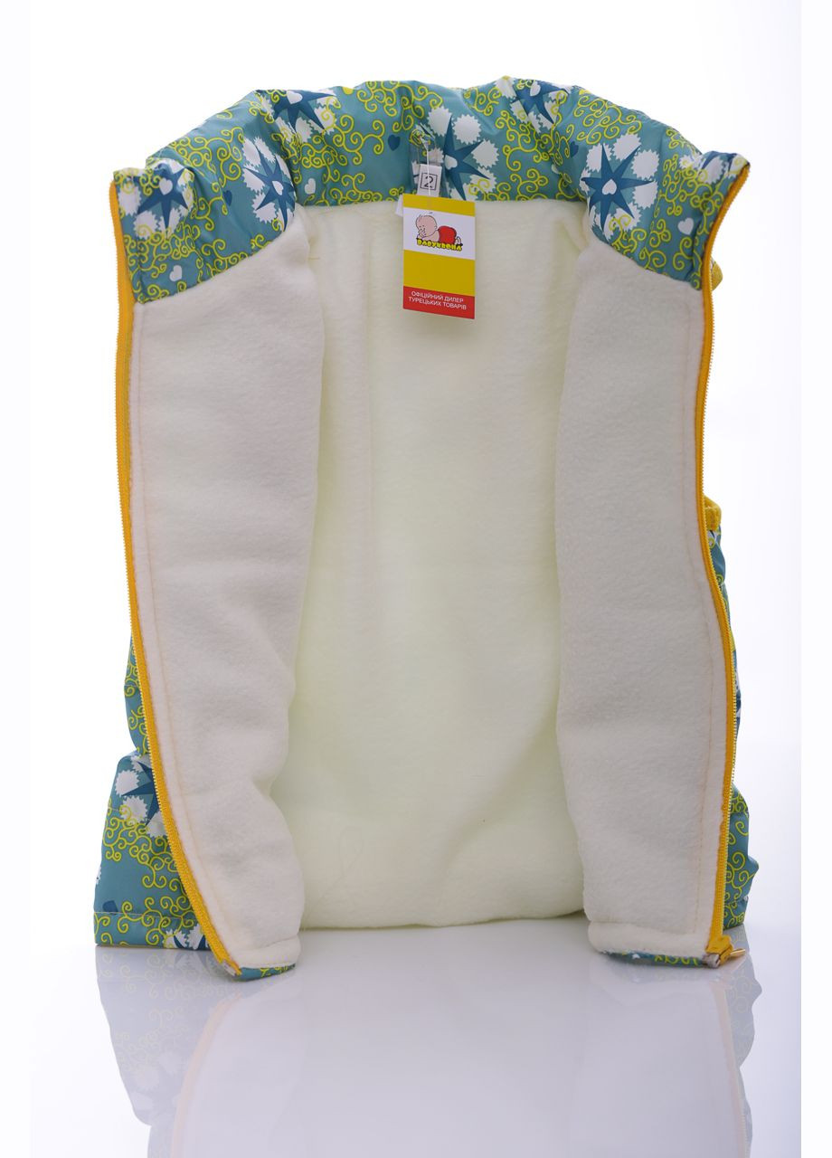 Жилетка для дівчинки на флісі в зелену зірку 92 см (43238) BABYKROHA (297200697)