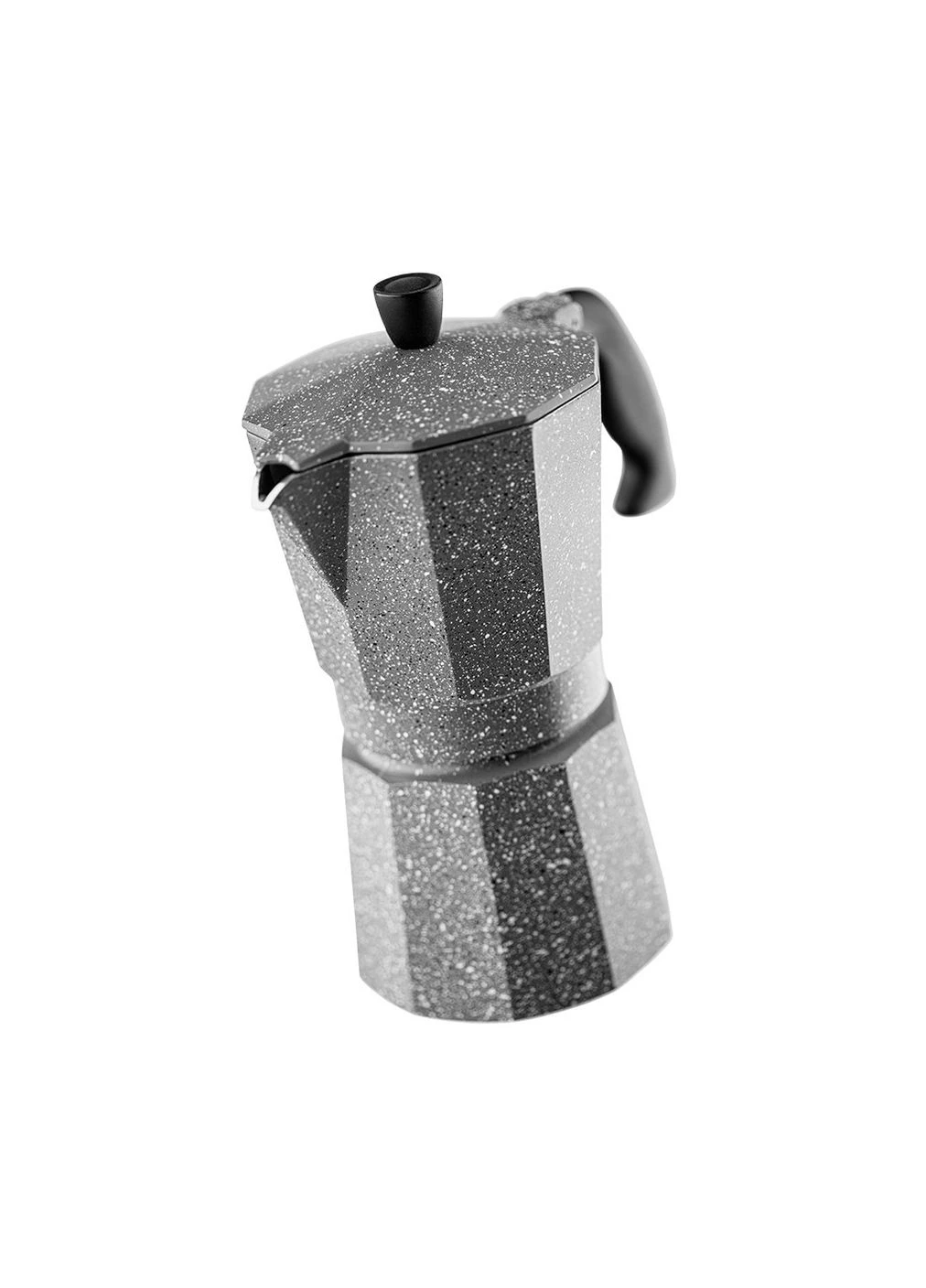 Кавоварка гейзерна алюмінієва Moka Granito на 9 чашок (50399) Vinzer (334006420)