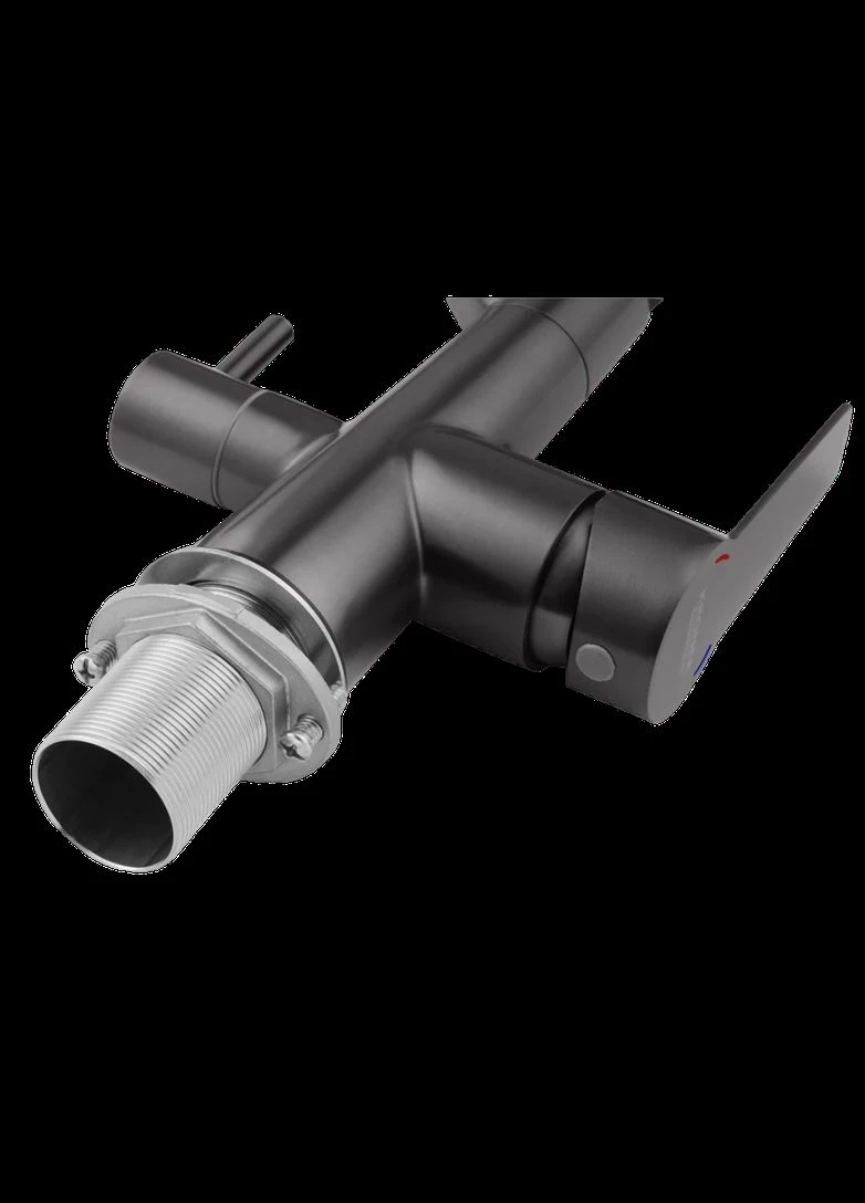 Комплект кухонної мийки HM 50х50 NANO BLACK PVD (3.0/1.0 мм) DEKOR Kraft (336937138)