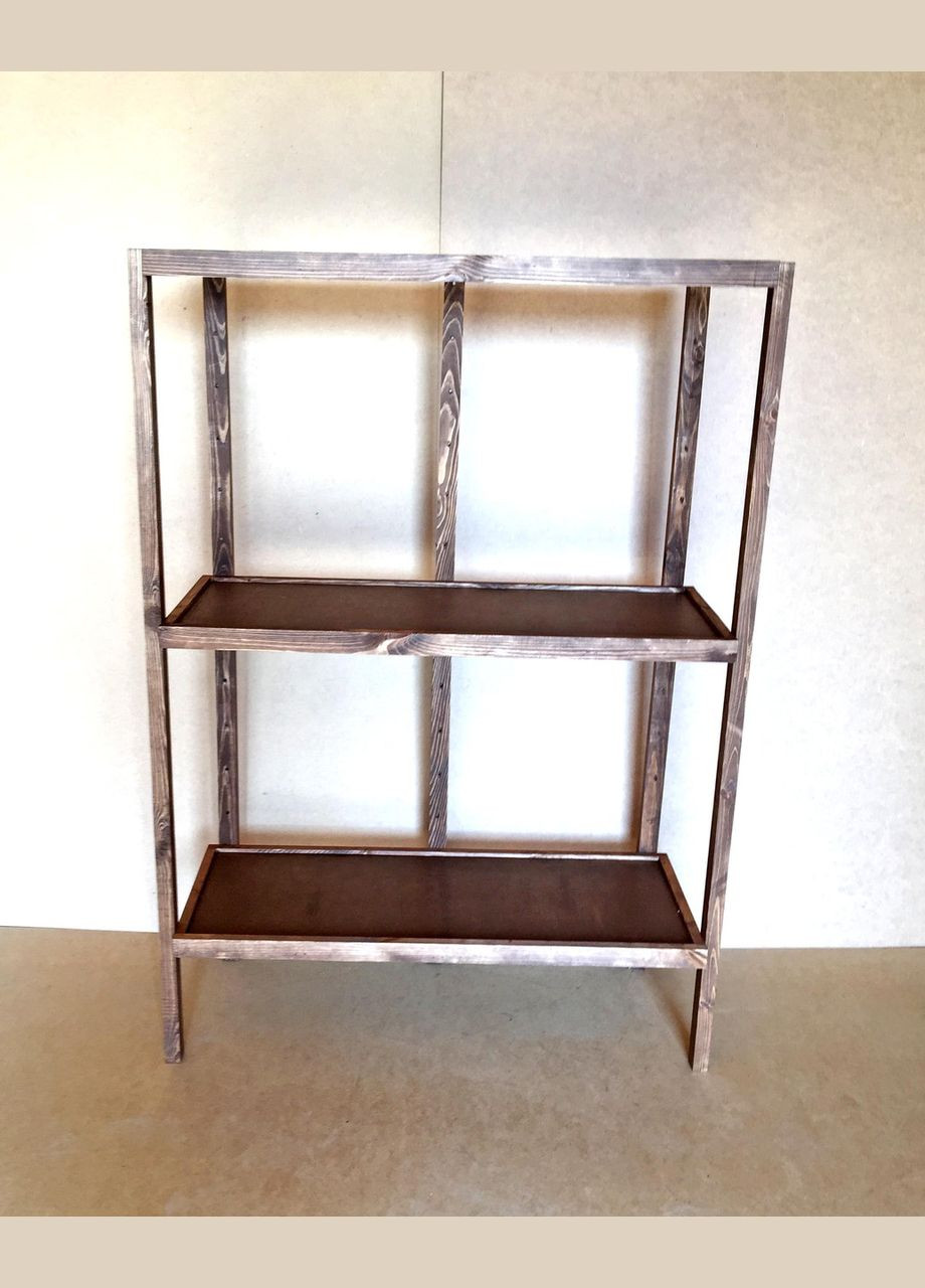 Этажерка разборная из дерева Честер 3 полки 40х100х150 капучино (ЭТЖ-8340100150) No Brand (327868468)