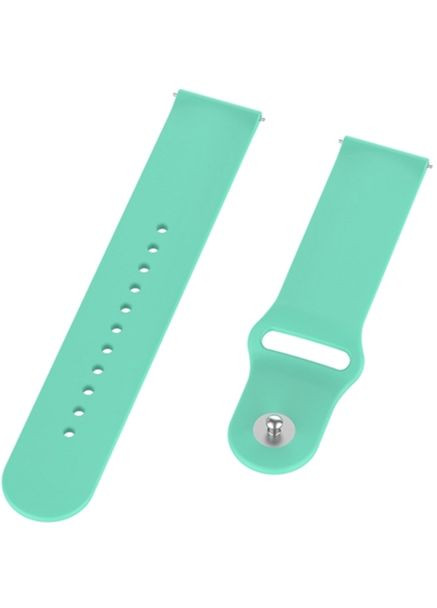 Силіконовий ремінець для Samsung Galaxy Watch 46mm/Watch 3 45mm/Gear S3 Classic/Gear S3 Frontier Marine-Green (706325) BeCover (360422456)
