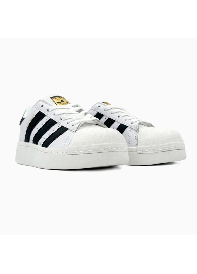 Білі літні кросівки adidas superstar xlg white адідас суперстар No Brand