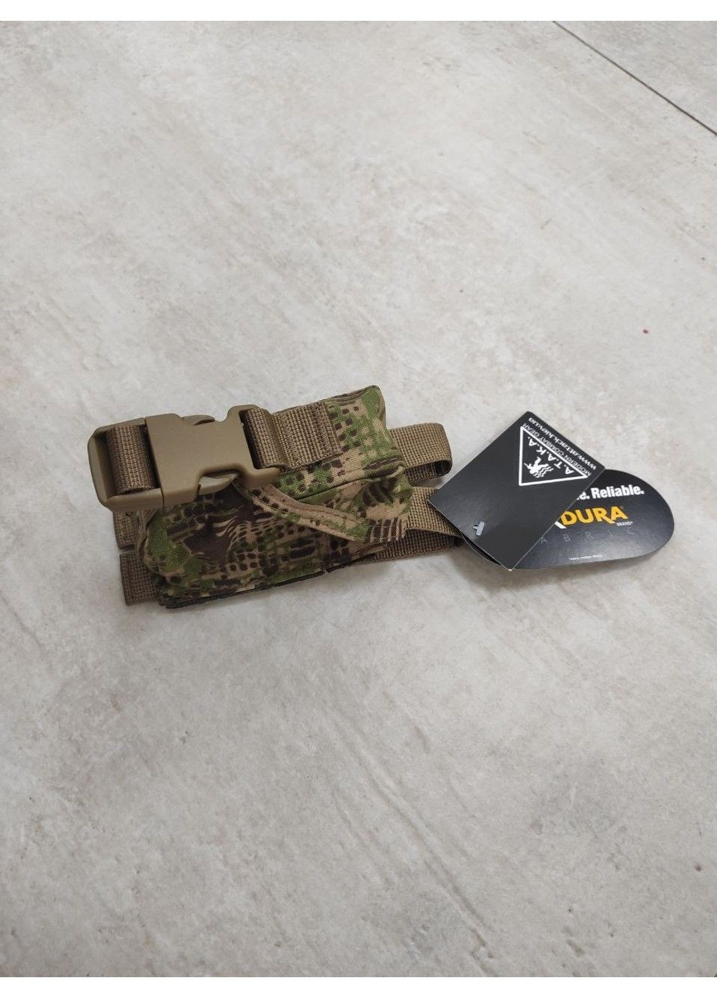 Подсумок для 1 гранаты АТАКА РГД-1 Molle SOF NIR Cordura Камуфляж Хищник Атака (338855472)