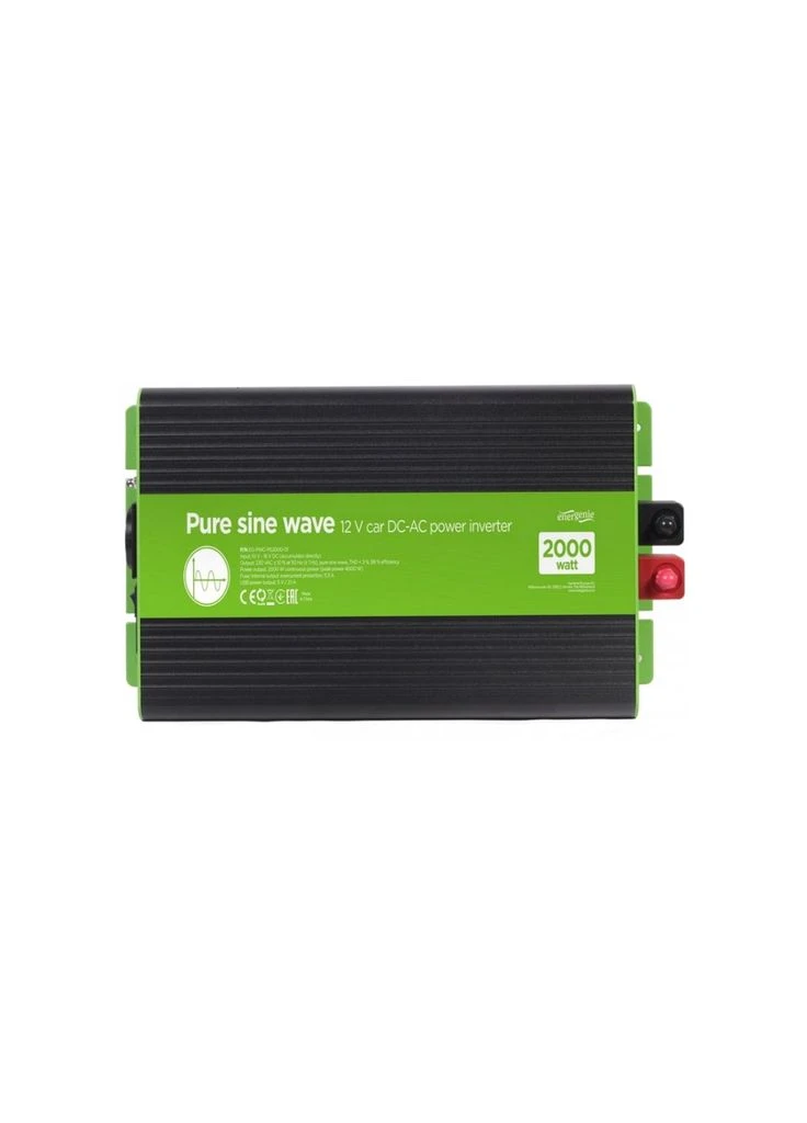 Автомобильный инвертор 12V/230V 2000W (4000W peak power) чистая синусоида (EG-PWC-PS2000-01) EnerGenie (402486377)