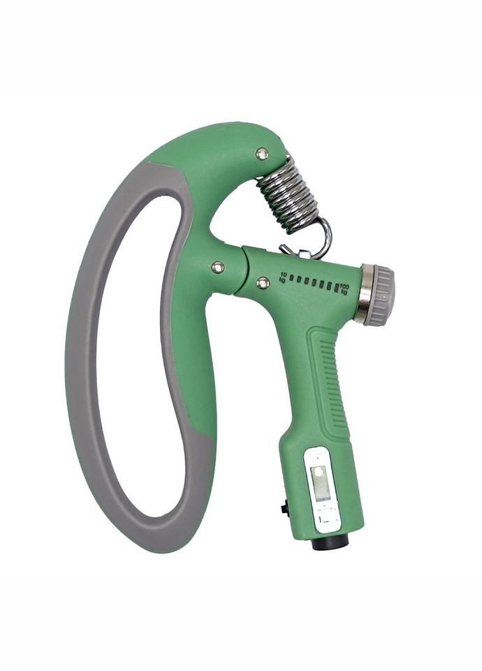 Эспандер кистевой MS 4218(Green) регулировка нагрузки 10-100 кг, электронный счетчик BMW (316272289)