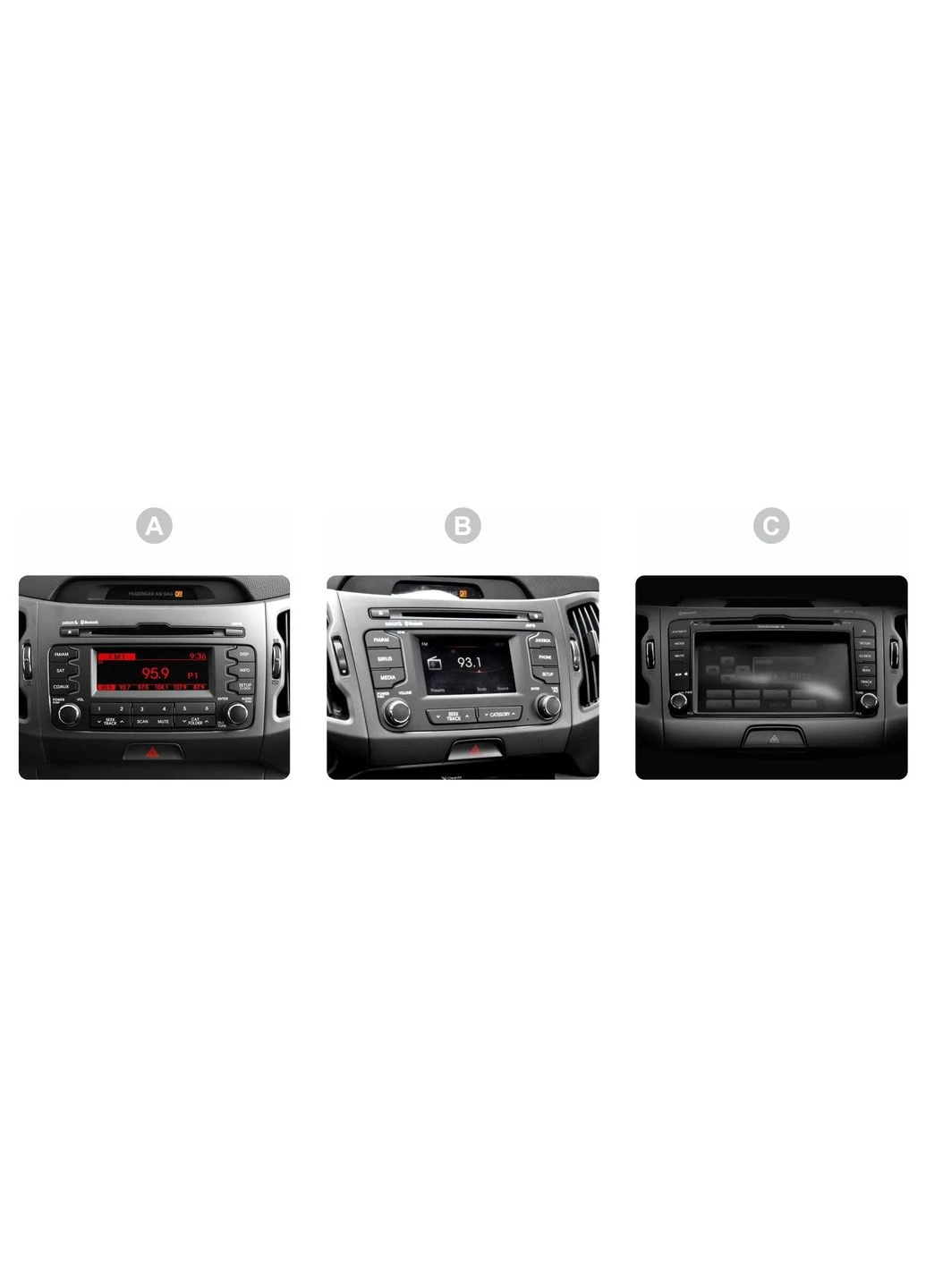 Штатная магнитола CC3L 4+32 Gb Kia Sportage 3 SL 2010-2016 (A) 9" Teyes (378895655)