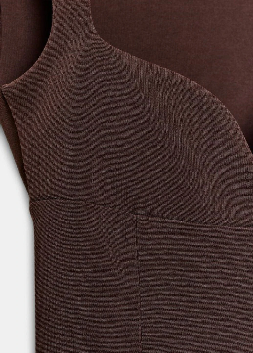 Коричнева сукня Zara однотонна