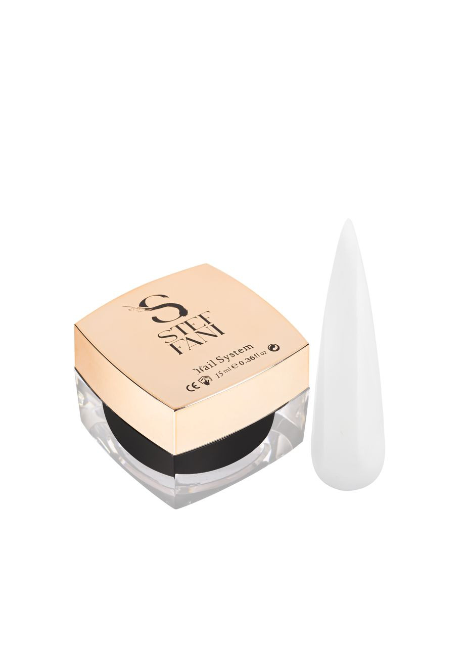 Гель для нарощування нігтів камуфлюючий Jelly Gel 15 мл, 07 Білий молочний Steffani (361968932)