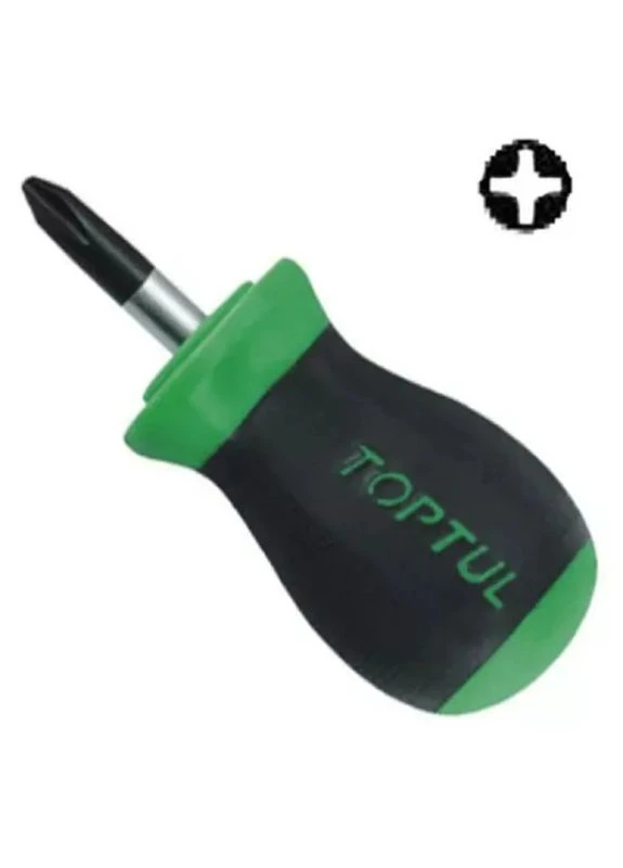 Викрутка коротка хрестова PH1x25 (FBBB0103) TOPTUL (399079236)