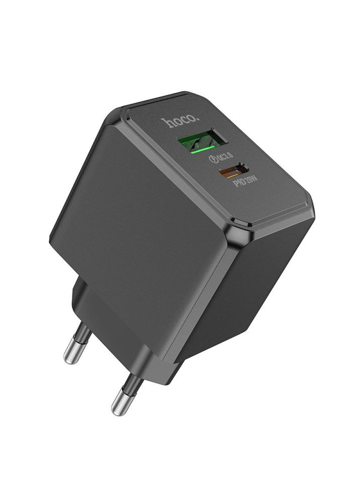 Мережевий Зарядний Пристрій CS14A 1USB-C/1USB PD/QC 20W Hoco (334893920)