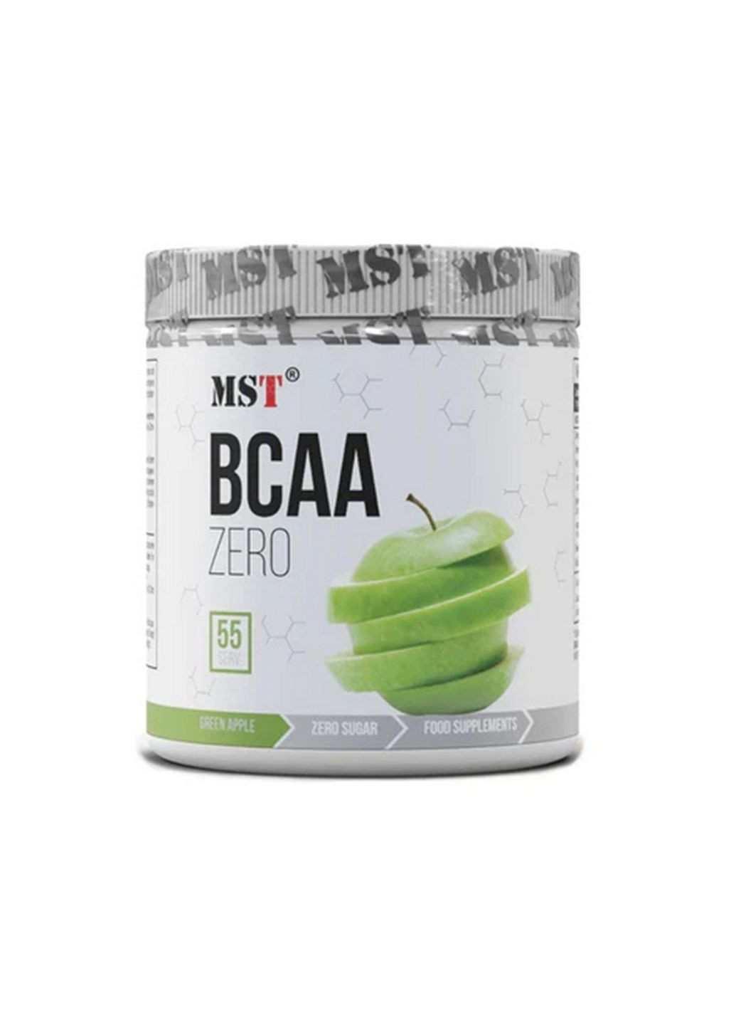 Аминокислота BCAA BCAA Zero, 330 грамм Зеленое яблоко MST (293420654)
