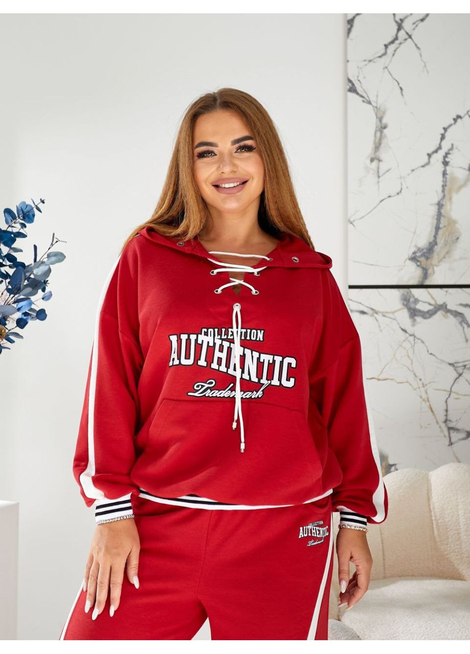 Костюм прогулочный трехнить петля брюки палаццо и кофта Україна (353309209)