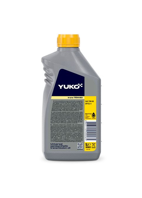 Масло трансмиссионное TRANS 75W-80 1л Yuko (352766741)