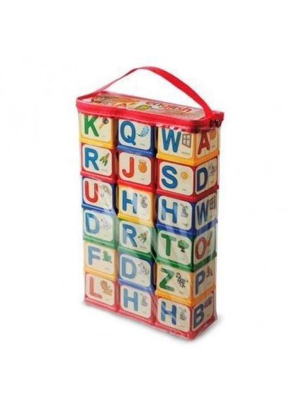Детские Развивающие Кубики «english Alphabet» 71054, 18 Кубиков Seli Юніка (394386476)
