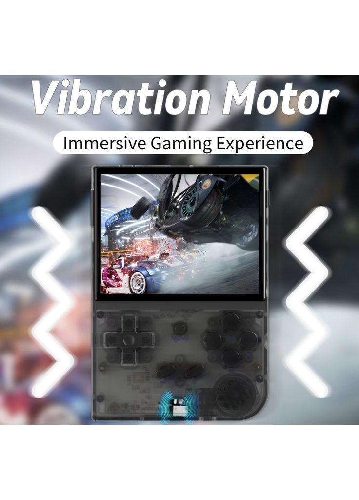 Портативна ретро-приставка з IPS RG35XX+ Plus H700 1/64GB Linux 5000ігор Black + скло Anbernic (369936411)