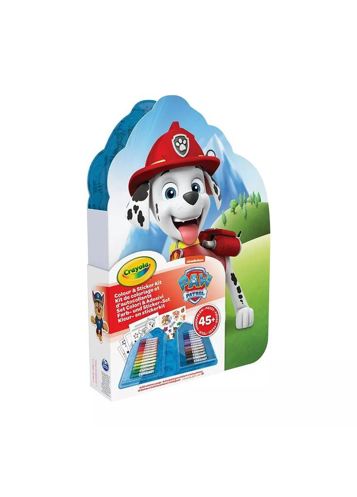Набір для малювання Paw Patrol з фломастерами та розмальовками (04-0783) Crayola (375071656)