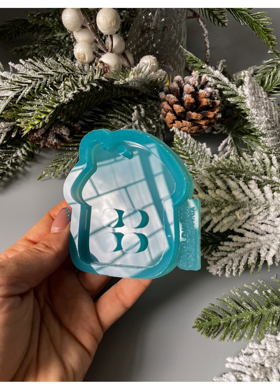 Молд украинская избушка форма для новогодних игрушек на елку силиконовая форма для эпоксидной смолы No Brand (370566660)