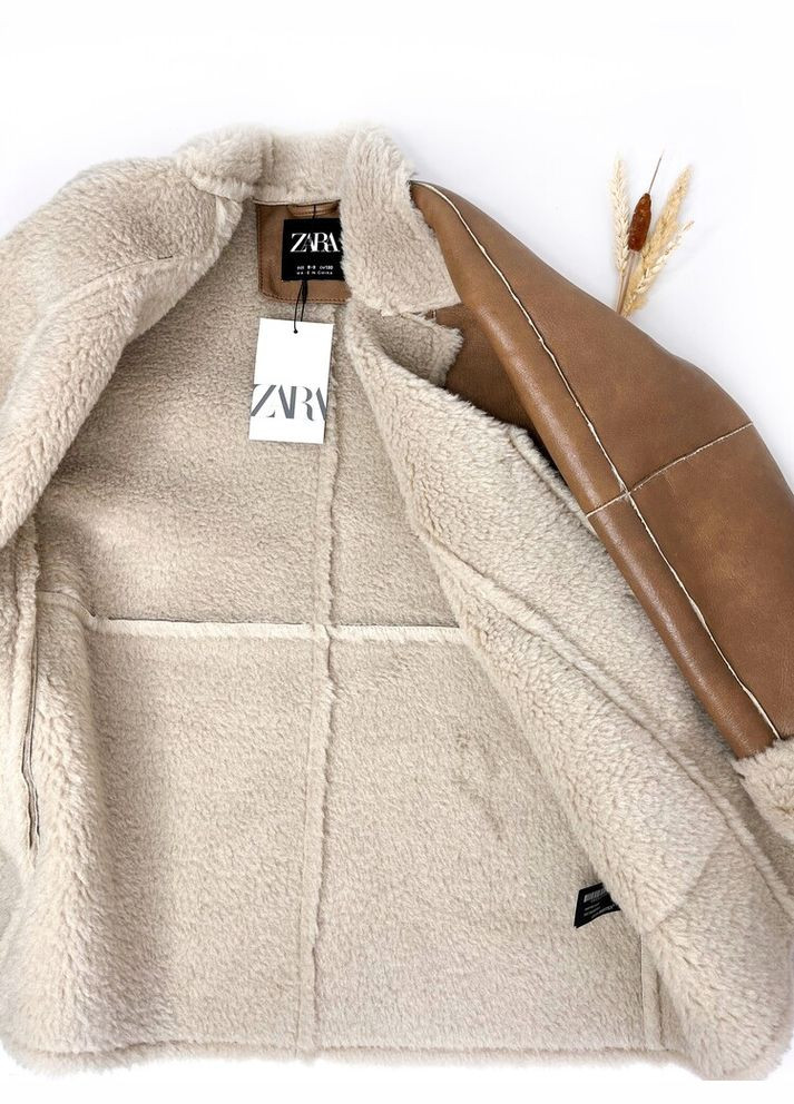 Дублянка 134 см коричневий артикул Л770 Zara (316656230)