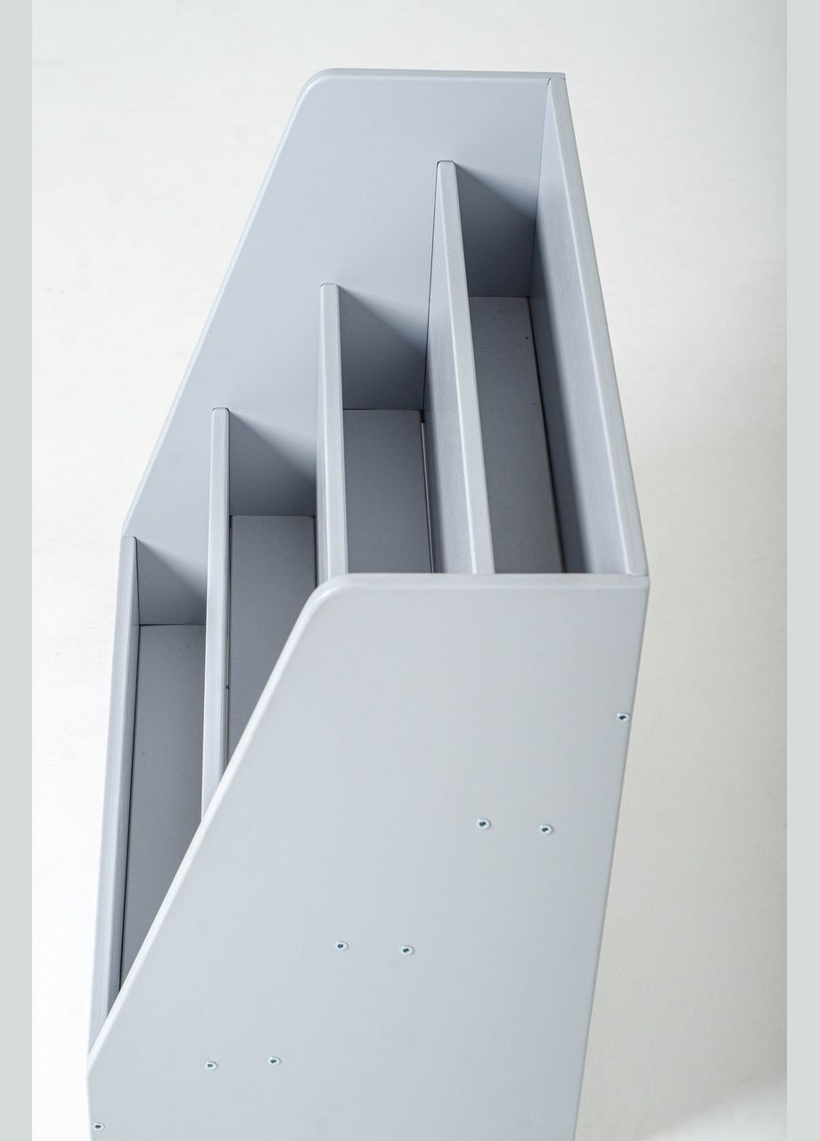 Полиця для книг маленька сіра Yoko Tower (361225180)