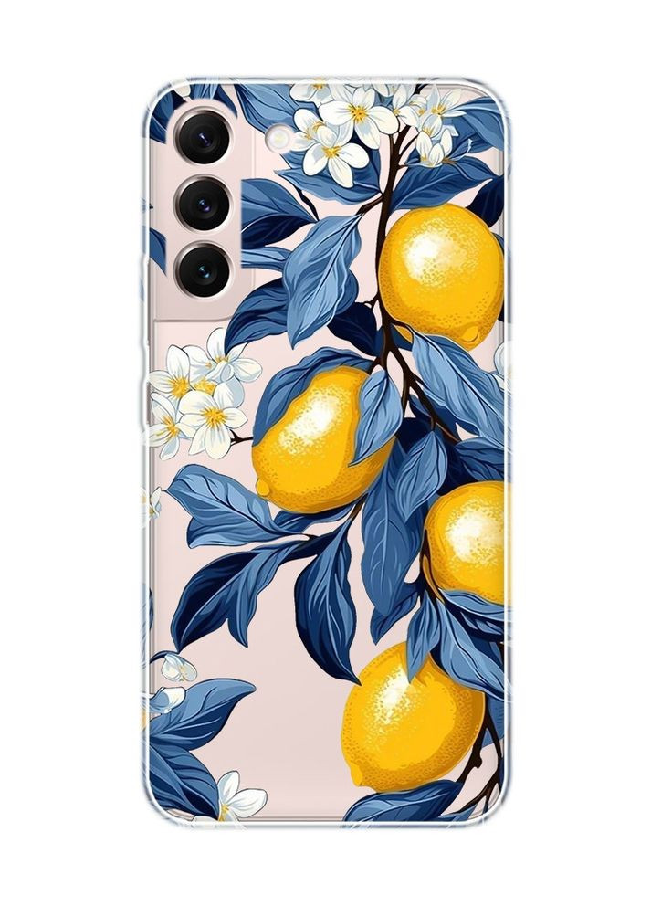 Прозорий чохол на Samsung Galaxy S22 Лимонне дерево (принт 417) Creative (361111788)