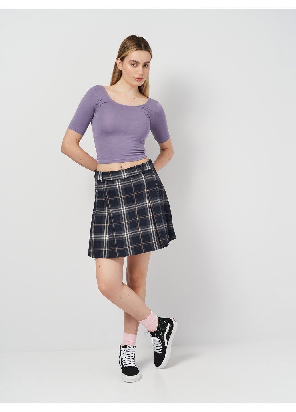 Фіолетова літня футболка H&M