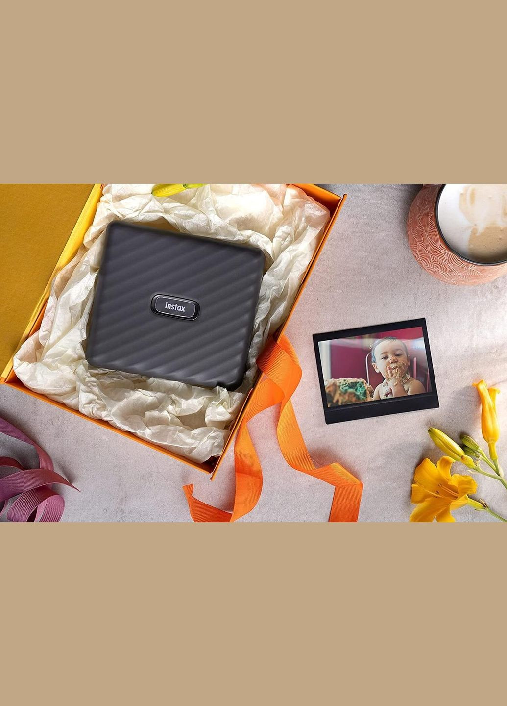 Фотопринтер Instax Link Wide Mocha Gray Fujifilm (370872691)