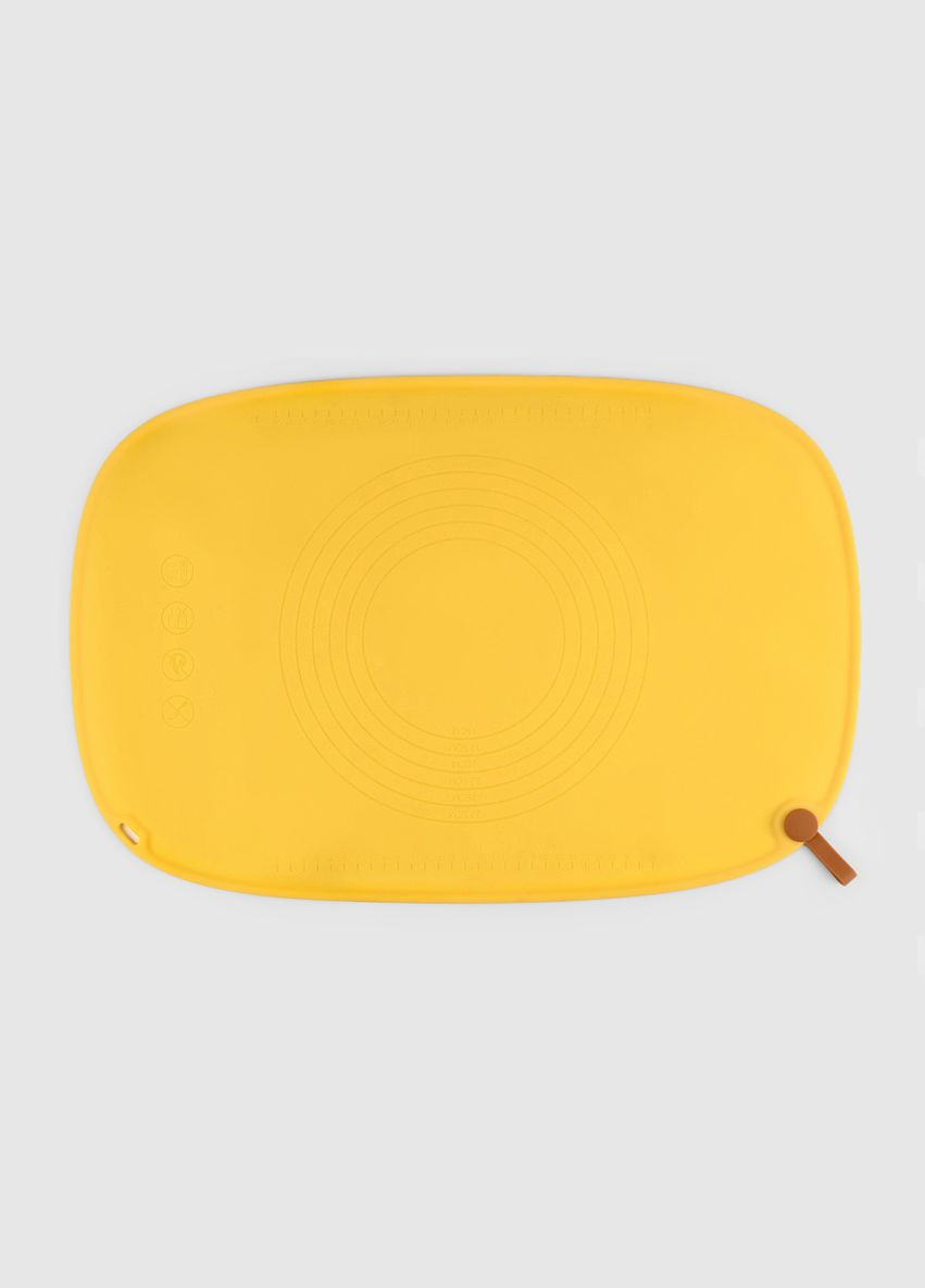 Коврик для теста силиконовый MY HOME 60x40 см (KP-84 YELLOW) MVM (301003183)