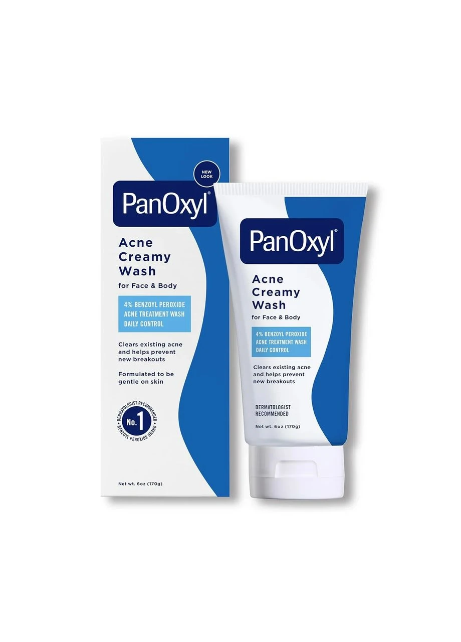 Кремовая пенка с бензоил пероксидом 4% Acne Creamy Wash Benzoyl Peroxide 4% 170г PanOxyl (397012808)
