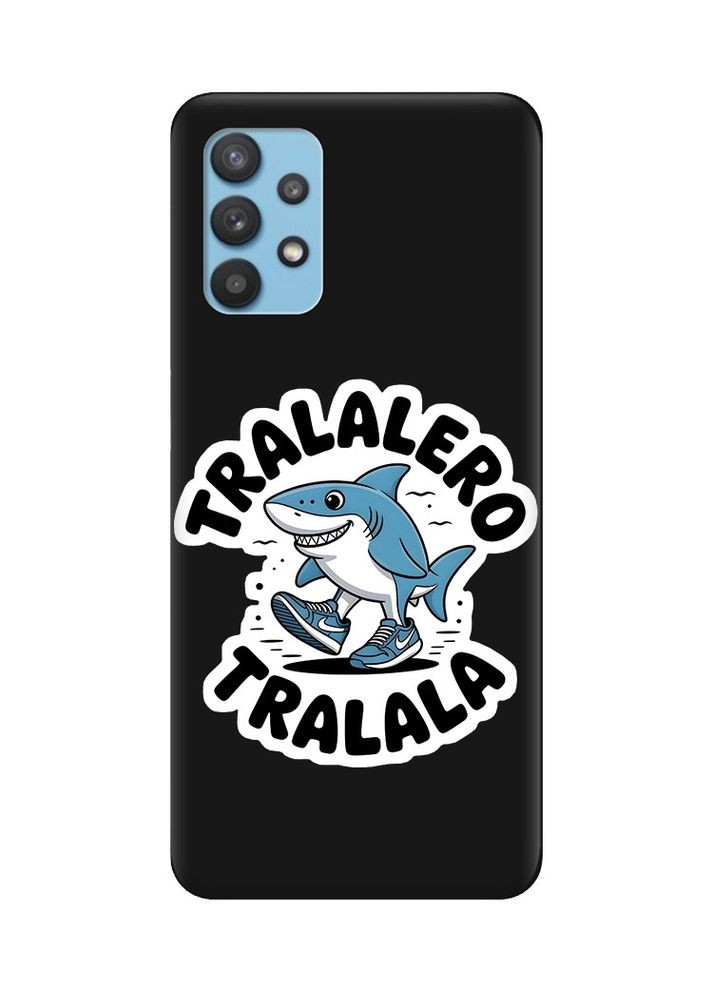 Матовий чорний чохол на Samsung Galaxy A32 Акула Тралалеро Тралала (принт 416) Creative (361112356)