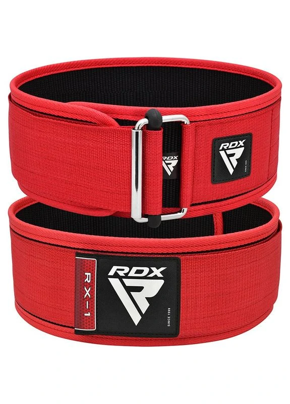Пояс для тяжелой атлетики RX1 Weight Lifting Belt RED (A-018060) RDX (317755979)
