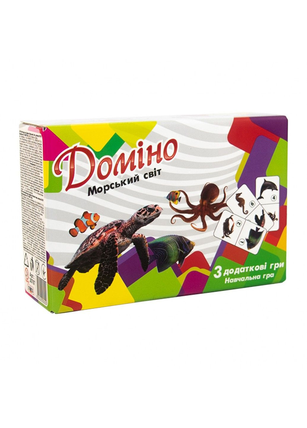 Настольная игра Домино Морской мир 30767 (укр.) Strateg (333709032)