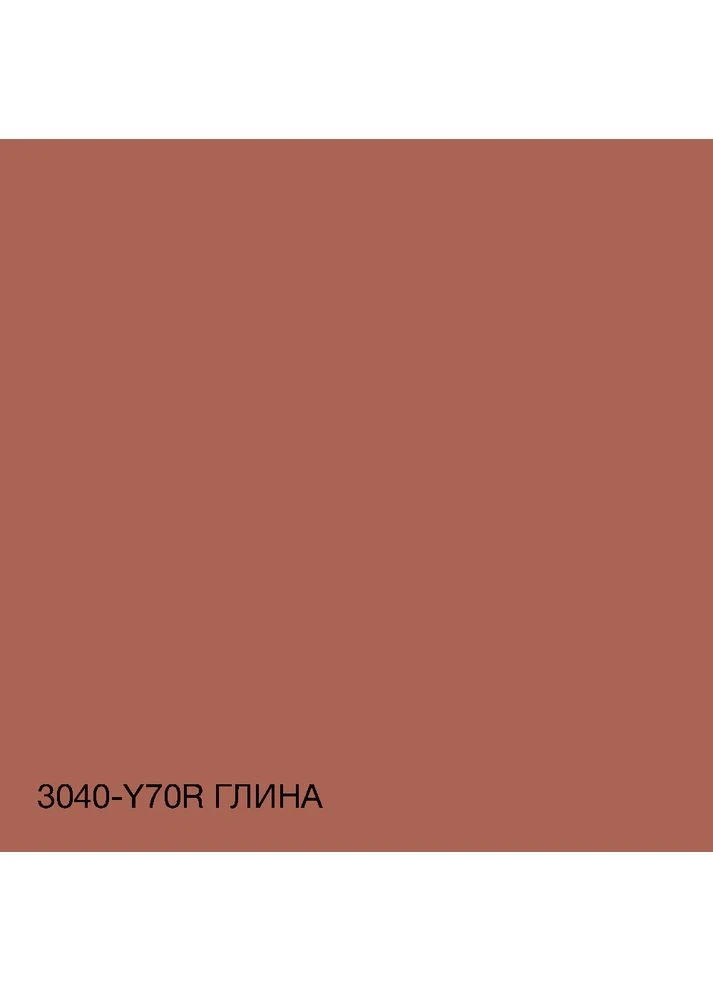 Краска фасадная акрил-латексная Глина 3040-Y70R 5л готовый матовый цвет УФ-стойкая без запаха 10+ лет SkyLine (399999511)