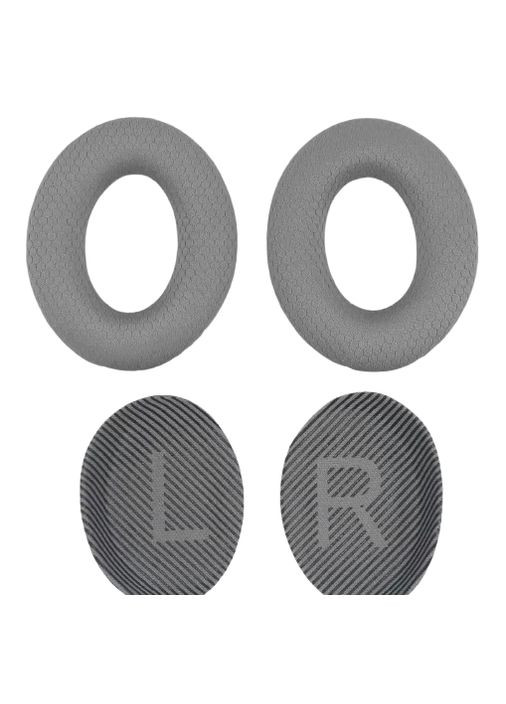 Амбушюры тканевые сетчастые для Quietcomfort AE2, QC2, QC15, QC25, QC35, QC45 grey серые Bose (365439362)