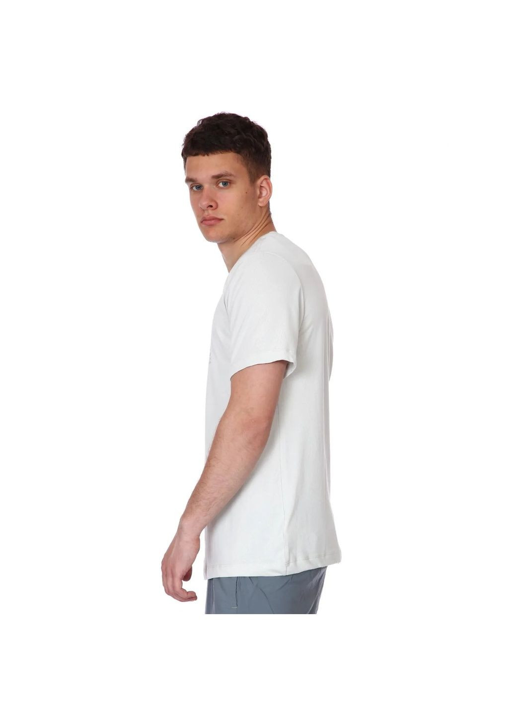 Белая футболка мужская u nk df tee run division su22 white dm5437-072 Nike